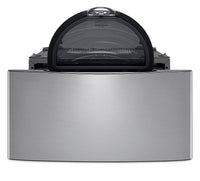 LG TWIN Wash™ 29" Sidekick™ Pedestal Washer - Graphite Steel - Washer in Graphite