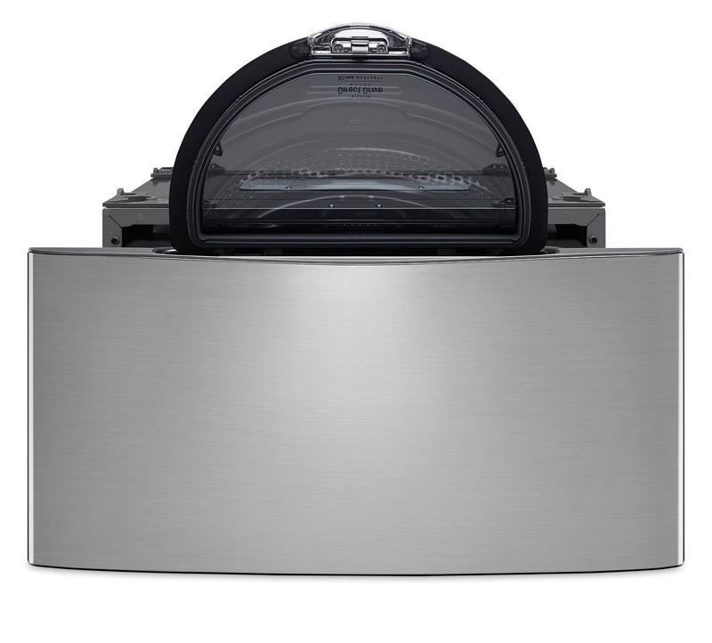 LG TWIN Wash™ 29" Sidekick™ Pedestal Washer - Graphite Steel - Washer in Graphite