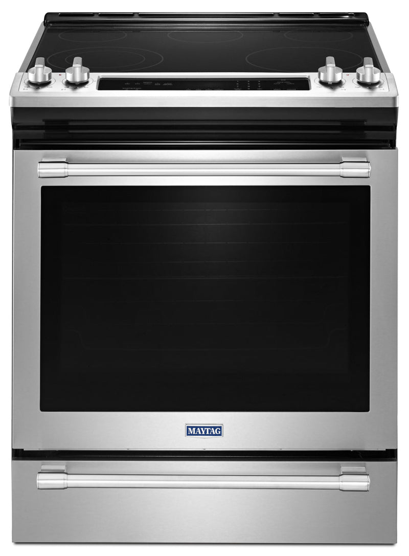 Maytag 6.4 Cu. Ft. Slide-In Electric Range – YMES8800FZ - Electric Range in Stainless Steel
