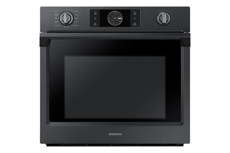 Samsung 5.1 Cu. Ft. Convection Wall Oven with Steam Bake - NV51K7770SG/AA - Electric Wall Oven in Black Stainless Steel