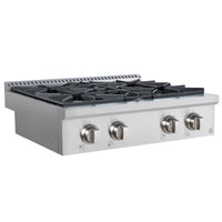 Ancona 30" Commercial Style Slide-In Gas Cooktop - AN-2160 | Surface de cuisson à gaz encastrée Ancona de 30 po de style commercial - AN-2160 | D77GAO24