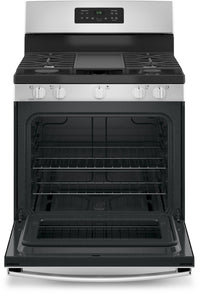 GE 5.0 Cu. Ft. Freestanding Steam-Clean Gas Range – JCGBS66SEKSS - Gas Range in Stainless Steel