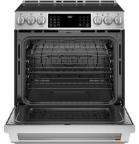 Café Slide-In Electric Range with Warming Drawer - CCHS900P2MS1|Cuisinière électrique encastrée Café avec tiroir-réchaud - CCHS900P2MS1|CCHS900S