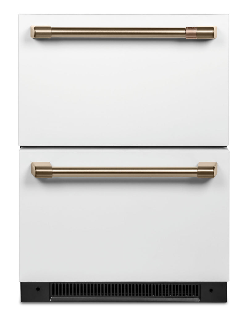 Café 5.7 Cu. Ft. Built-In Dual-Drawer Refrigerator - CDE06RP4NW2 | Réfrigérateur encastré Café de 5,7 pi³ à deux tiroirs - CDE06RP4NW2 | CDE06RPW
