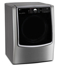 LG 9.0 Cu. Ft. Mega Capacity Electric Steam Dryer – Graphite Steel - Dryer in Graphite