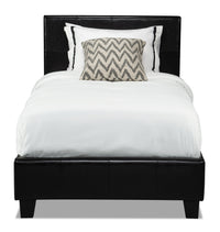 Chase Twin Bed – Brown|Lit simple Chase – brun|CHASBTBD