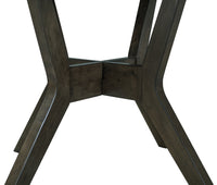 Chelsea 5-Piece Round Dining Package - Grey Brown|Ensemble de salle à manger Chelsea 5 pièces avec table ronde - gris-brun|CHELGRP5