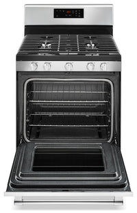 Maytag 5.0 Cu. Ft. Freestanding Gas Range with Oval Burner – MGR6600FZ - Gas Range in Stainless Steel