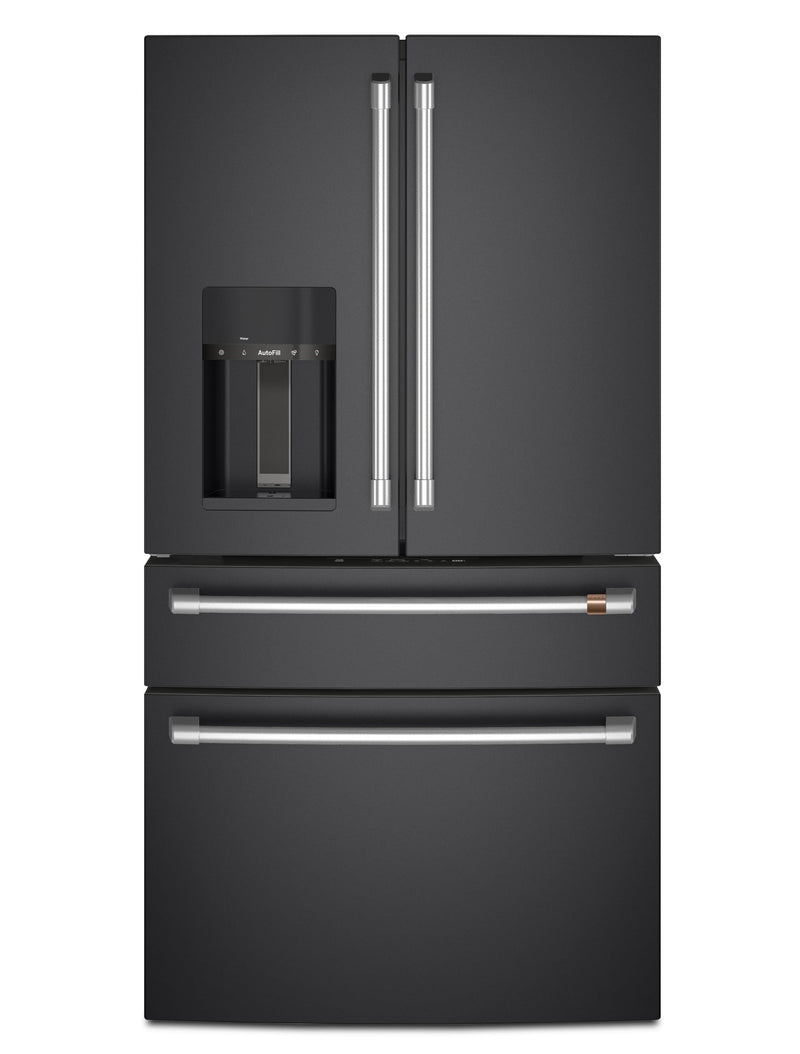 Cafe 27.8 Cu. Ft. 4-Door French-Door Refrigerator - CVE28DP3ND1 | Réfrigérateur à 4 portes Cafe de 27,8 pi³ à portes françaises – CVE28DP3ND1 | CVE28DPD