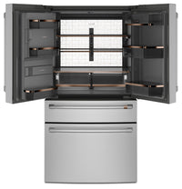 Café 27.8 Cu. Ft. 4-Door French-Door Refrigerator - CVE28DP2NS1 | Réfrigérateur à 4 portes Cafe de 27,8 pi³ à portes françaises – CVE28DP2NS1 | CVE28DPS