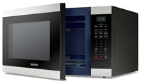 Samsung Countertop Microwave with Ceramic Interior – MS19M8000AS/AC - Countertop Microwave in Stainless Steel