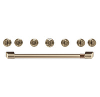 Café Handle and Knob Set for 36" Range in Brushed Bronze - CXPR6HKPMBZ | Ensemble de poignées et de boutons Café bronze brossé pour cuisinière de 36 po - CXPR6HKPMBZ | CXPR6HBZ