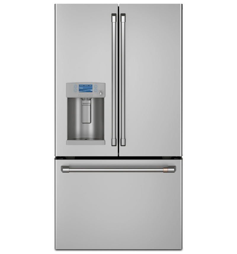 Café 22.2 Cu. Ft. French-Door Refrigerator with Hot Water Dispenser - CYE22TP2MS1|Réfrigérateur Café de 22,2 pi³ à portes françaises avec distributeur d'eau chaude - CYE22TP2MS1|CYE22TPS