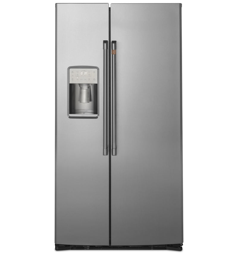 Café 21.9 Cu. Ft. Counter-Depth Side-by-Side Refrigerator - CZS22MP2NS1 | Réfrigérateur Café de 21,9 pi³ de profondeur comptoir à compartiments juxtaposés - CZS22MP2NS1 | CZS22MPS
