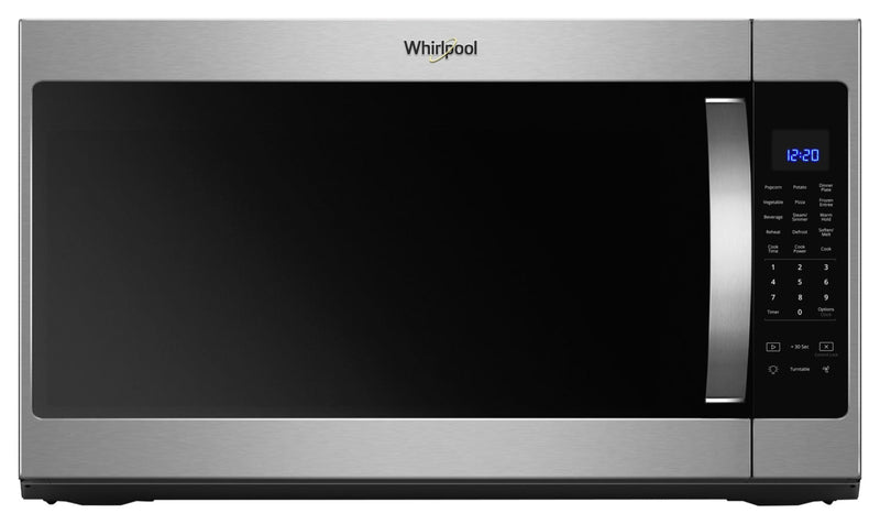 Whirlpool® 2.1 cu. ft. Over the Range Microwave with Steam cooking - Over-the-Range Microwave in Stainless Steel