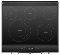 Whirlpool 6.4 Cu. Ft. Smart Slide-in Electric Range with Frozen Bake™ Technology - YWEE750H0HB - Electric Range in Black