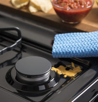 GE 5.0 Cu. Ft. Freestanding Gas Range – JCGBS60DEKBB - Gas Range in Black