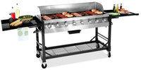 Grill Chef 116,000 BTU Propane Gas Barbecue - Barbecue in Stainless Steel