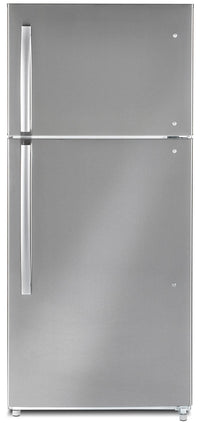 Moffat 18 Cu. Ft. Top-Freezer Refrigerator – MTE18GSKSS - Refrigerator in Stainless Steel