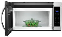 Whirlpool 1.7 Cu. Ft. Microwave Hood Combination with Electronic Touch Controls – YWMH31017HZ - Over-the-Range Microwave in Fingerprint-Resistant Stainless Steel