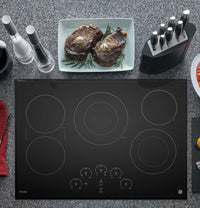 GE Profile 30" Electric Cooktop – PP9030DJBB - Electric Cooktop in Black