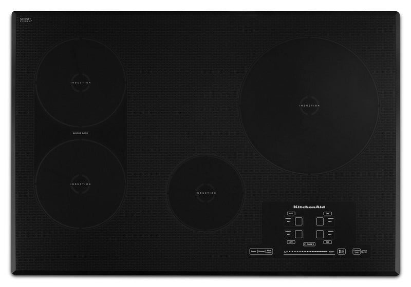 KitchenAid 30'' Electric Induction Cooktop – KICU509XBL - Electric Cooktop in Black