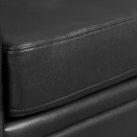 Andi Leather-Look Fabric Sofa - Black|Sofa Andi en tissu d'apparence cuir - noir|ANDIBKSF