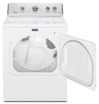 Maytag® Large Capacity Top Load Gas Dryer with Wrinkle Control - 7.0 cu. ft. - Dryer in White