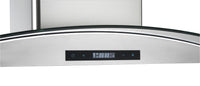 Ancona IGCB636 36" Island Glass Stainless Steel Range Hood - AN-1406 | Hotte de cuisinière pour îlot Ancona IGCB636 de 36 po en verre et en acier inoxydable - AN-1406 | D77G3EQP