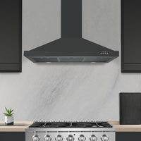Ancona 36" Convertible Wall-Mounted Range Hood - AN-17017BSS | Hotte de cuisinière murale convertible Ancona de 36 po - AN-17017BSS | D77GR7OV