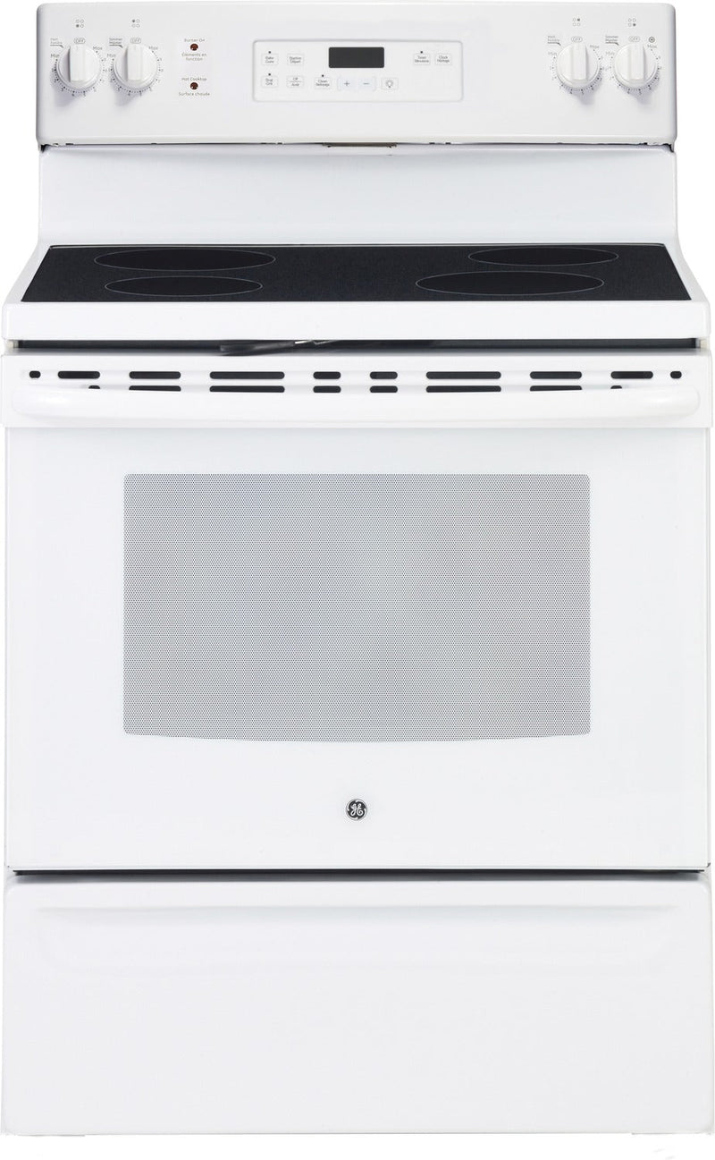 GE 5.0 Cubic Foot Freestanding Electric Self-Cleaning Range – JCB630DKWW - Electric Range in White