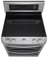 LG 7.3 Cu. Ft. Electric Range with Double Oven – Stainless Steel|Cuisinière électrique LG de 7,3 pi3 avec double four - acier inoxydable|LDE5415S