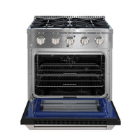 Ancona 4.2 Cu. Ft. Dual Fuel Convection Range - AN-2330SSBK | Cuisinière hybride Ancona de 4,2 pi³ à convection - AN-2330SSBK | D77G57WG