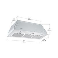 Ancona B336D 36" Built-In Ducted Range Hood - AN-1323 | Hotte de cuisinière encastrée à conduit B336D d’Ancona de 36 po - AN-1323 | D77GUGVY