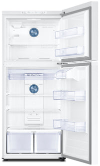 Samsung 17.6 FlexZone™ Top-Mount Refrigerator – RT18M6213WW/AA - Refrigerator in White