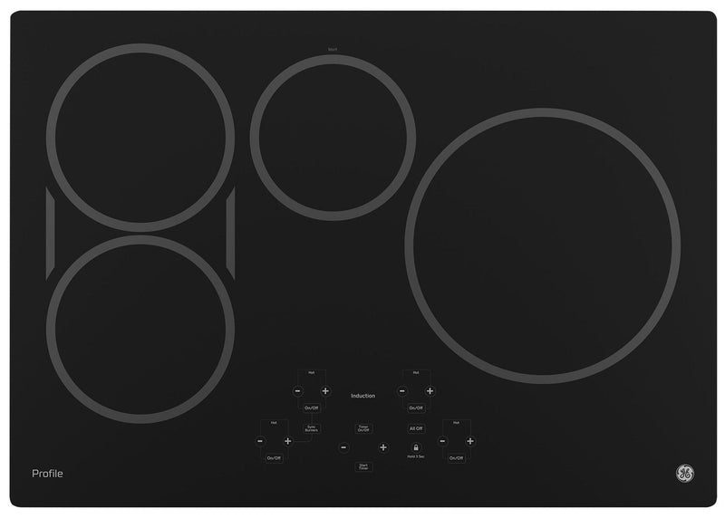 GE Profile 30" Electric Induction Cooktop – PHP9030DJBB - Electric Cooktop in Black