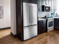 KitchenAid 22 Cu. Ft. French Door Refrigerator with Interior Dispenser - Stainless Steel - Refrigerator with Ice Maker in Stainless Steel