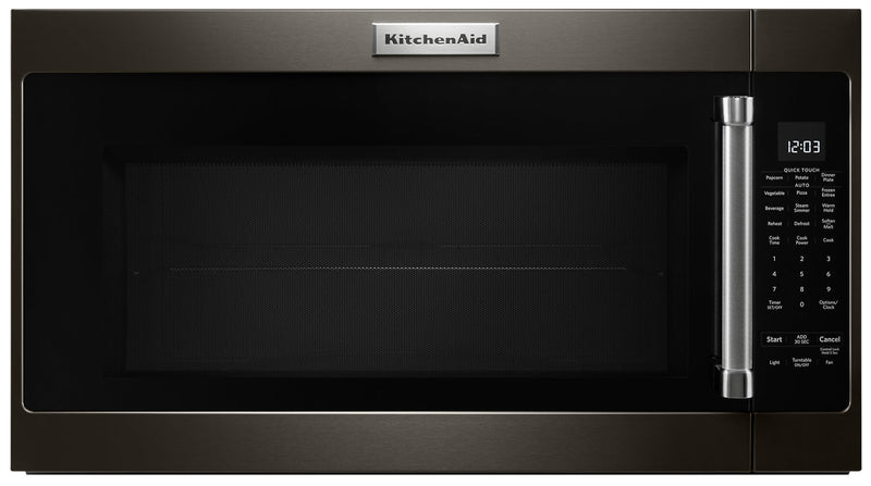 KitchenAid 2.0 Cu. Ft. Over-the-Range Microwave – YKMHS120EBS - Over-the-Range Microwave in Black Stainless Steel