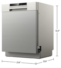 Galanz 24" Front-Control Dishwasher - GLDW12FSBA5A | Lave-vaisselle Galanz de 24 po avec commandes à l'avant – GLDW12FSBA5A | GLDW12FS