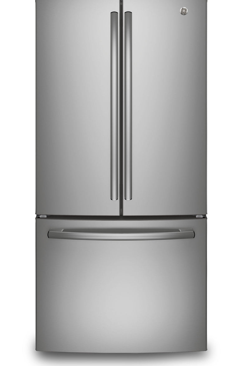 GE 24.8 CU.FT. FRENCH DOOR FRIDGE-SS 69.88" X 32.75"- GNE25DYRKFS | Réfrigérateur GE de 24,8 pi³ à portes françaises - GNE25DYRKFS | GNE25DYS