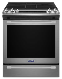 Maytag 5.8 Cu. Ft. Slide-in Gas Range – MGS8800FZ - Gas Range in Stainless Steel
