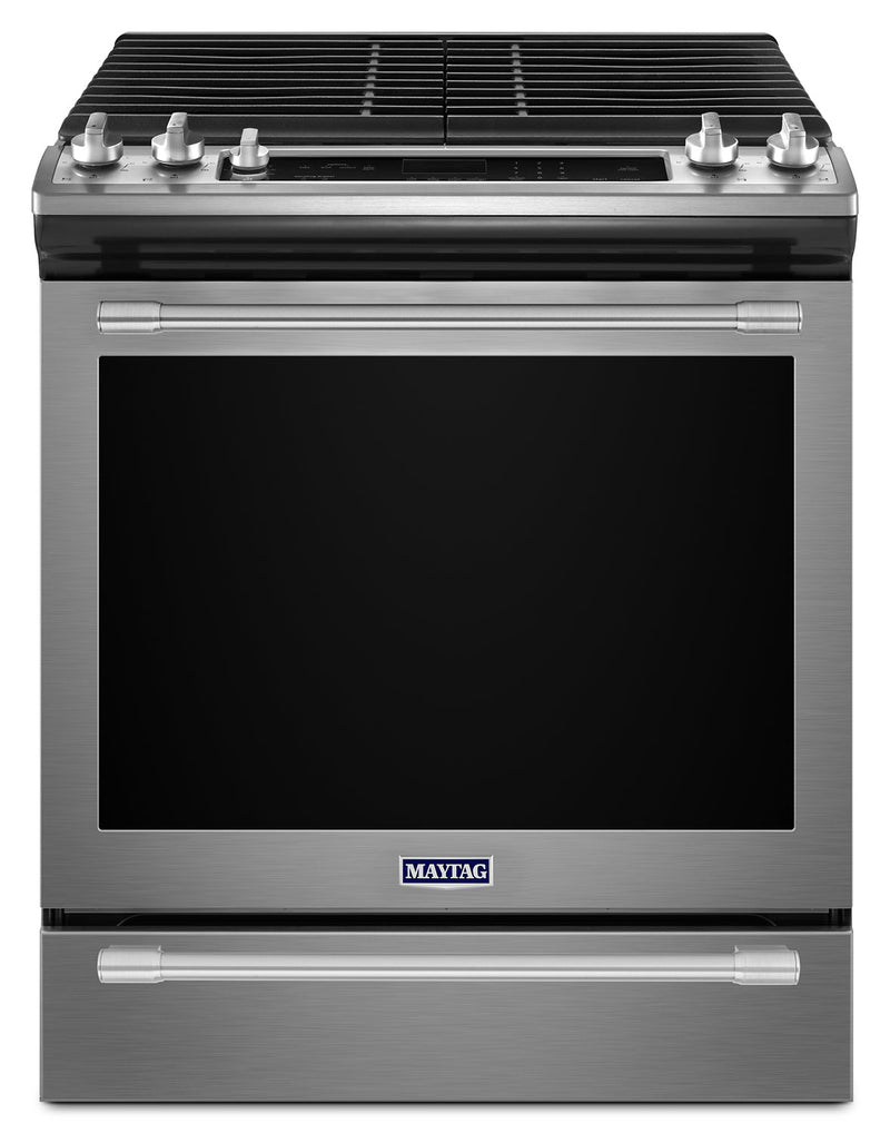 Maytag 5.8 Cu. Ft. Slide-in Gas Range – MGS8800FZ - Gas Range in Stainless Steel