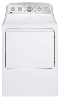 GE 4.9 Cu. FT. Top Load Washer and 7.2 Cu. Ft. Electric Dryer – White | Laveuse à chargement par le haut de 4,9 pi3 et sécheuse électrique de 7,2 pi3 de GE - blanches | GETL490W