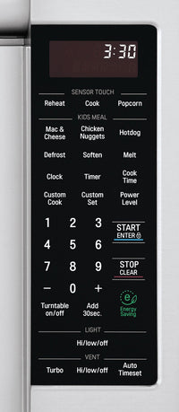 LG 2.0 Cu. Ft. Over-the-Range Microwave with EasyClean™ Interior – Stainless Steel - Over-the-Range Microwave in Stainless Steel