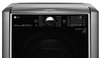 LG 6.0 Cu. Ft. Front-Load Steam Washer and 9.0 Cu. Ft. Electric Dryer – Graphite Steel - Laundry Set in Graphite