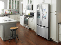 Whirlpool 25 Cu. Ft. French-Door Refrigerator in Fingerprint-Resistant Stainless Steel – WRF555SDFZ - Refrigerator with Exterior Water/Ice Dispenser in Stainless Steel
