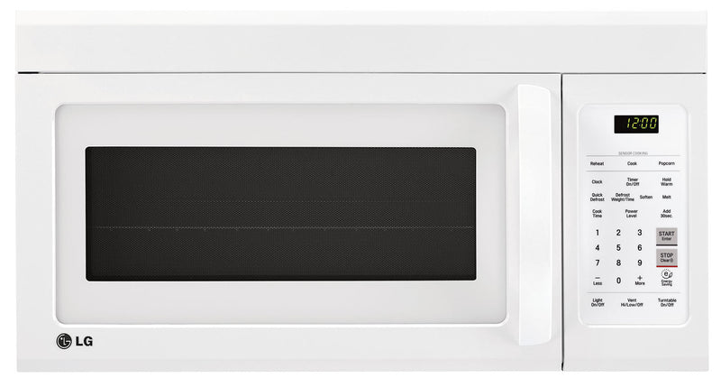 LG 1.8 Cu. Ft. Over-the-Range Microwave – LMV1852SW - Over-the-Range Microwave in White