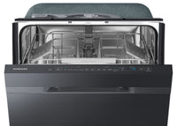 Samsung Built-in Dishwasher with Stainless Steel Tub – DW80K5050UG/AC - Dishwasher in Black Stainless Steel