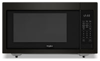 Whirlpool 1.6 cu ft, 21.75 in. Countertop Microwave, 1100 Watts - YWMC30516HV - Countertop Microwave in Black Stainless Steel
