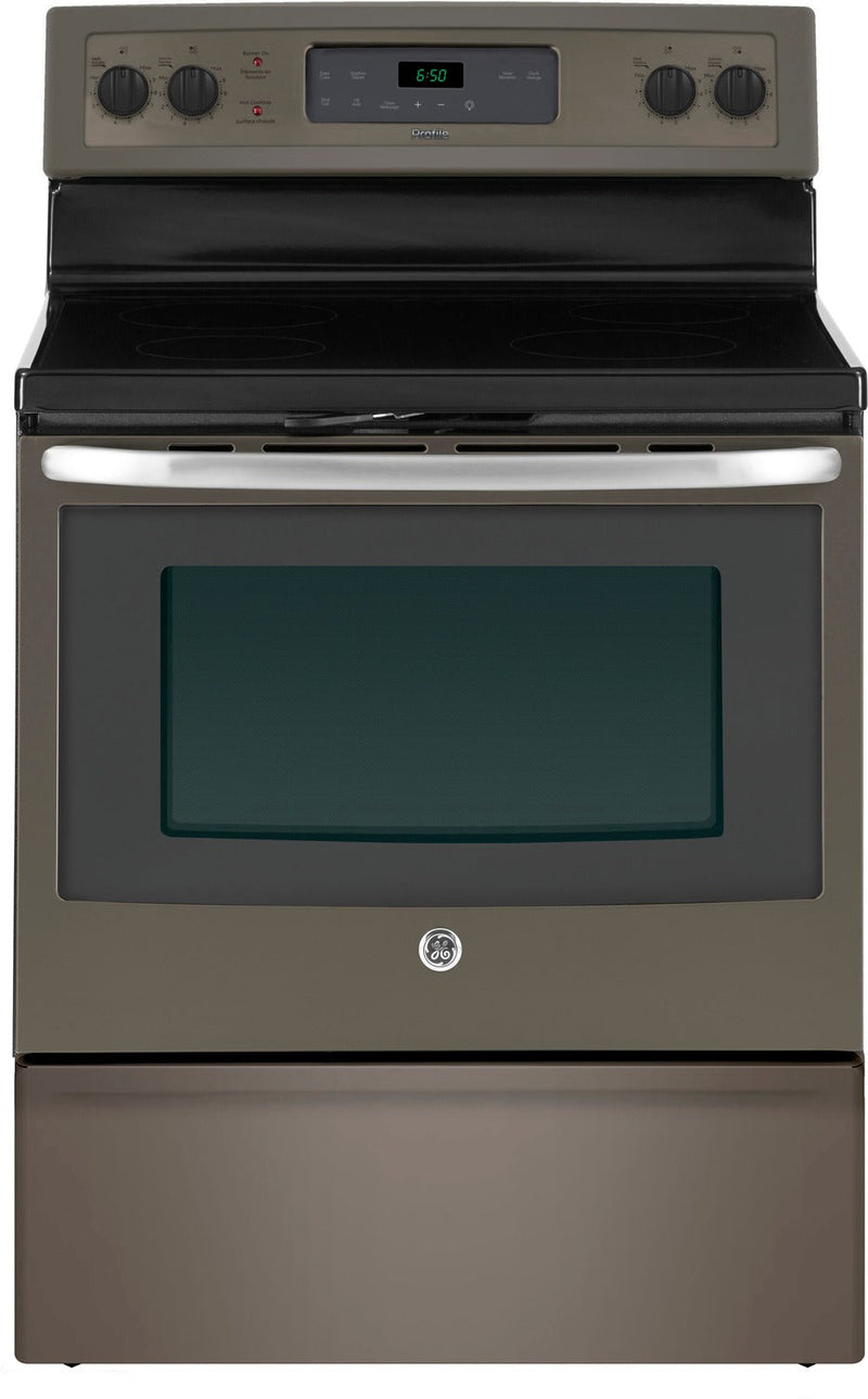 GE 5.0 Cubic Foot Freestanding Electric Self-Cleaning Range – JCB630EKES - Electric Range in Slate